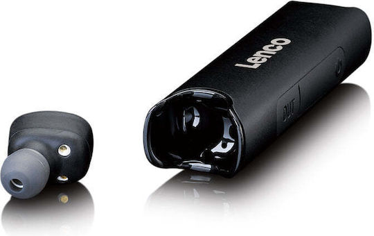 Lenco EPB-440 In-ear Bluetooth Handsfree Earphones with Sweat Resistance and Charging Case Black vue 2