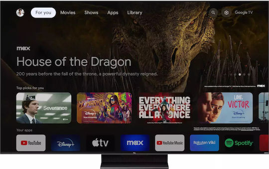 TCL Smart Television 65" 4K UHD QLED 65C805 HDR (2023) view 5