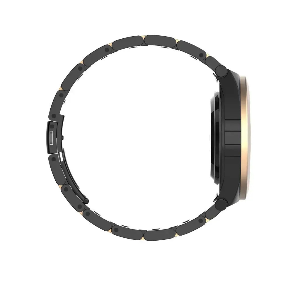 MaxCom FW76 Stainless Steel 42mm Smartwatch with SIM and Heart Rate Monitor (Gal Black) view 7