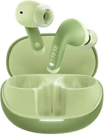 Fresh 'n Rebel Twins Fuse 2 In-ear Bluetooth Handsfree Earphones with Sweat Resistance and Charging Case Green vue 3