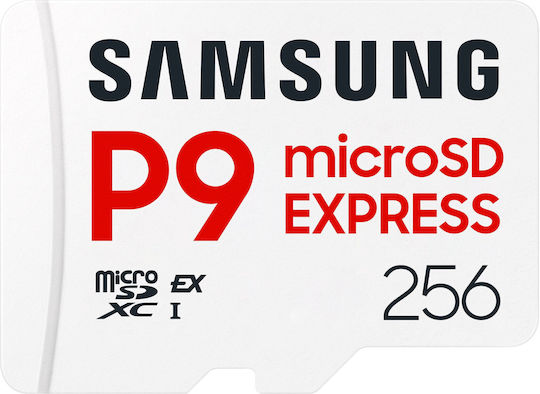 Samsung P9 Express microSDXC 256GB U3 V30 A1 UHS-I 800MB/s With Adapter