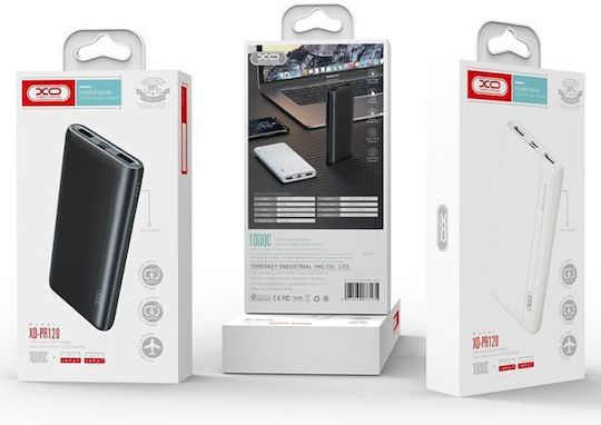 XO PR120 Power Bank 10000mAh with 2 USB-A Ports Black vista 2