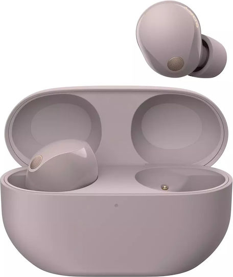 Sony WF-1000XM5 In-ear Bluetooth Handsfree Headphones with Sweat Resistance and Pink Charging Case