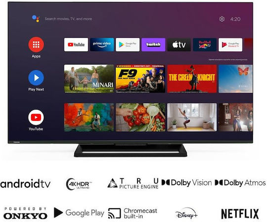 Toshiba Smart Television 65" 4K UHD LED 65UA3E63DG HDR (2024)
