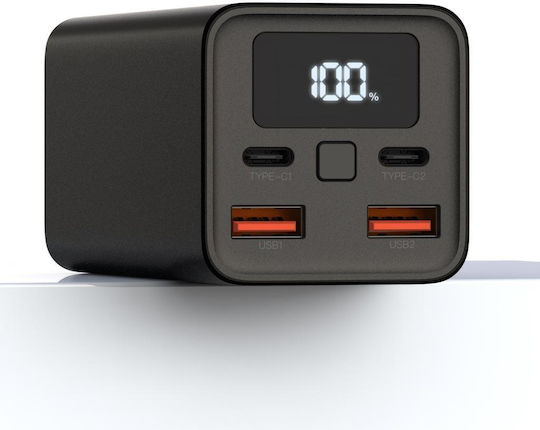 XO PB97 Power Bank 20000mAh 65W Black view 2