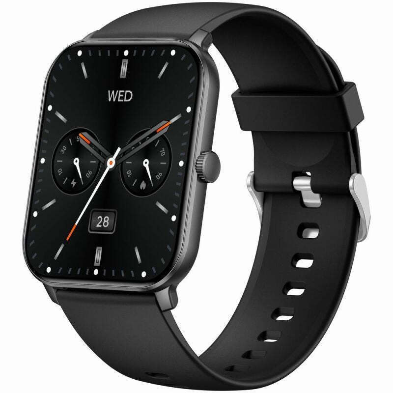 Gravity GT36-5 45mm Smartwatch with Heart Rate Monitor (Black)