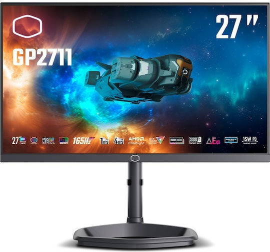 CoolerMaster Tempest GP2711 VA HDR Monitor 27" QHD 2560x1440 165Hz with Response Time 4ms GTG