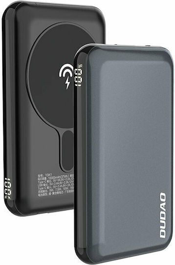 Dudao TGK1 Power Bank 10000mAh 15W with USB-C Port Power Delivery Navy Blue