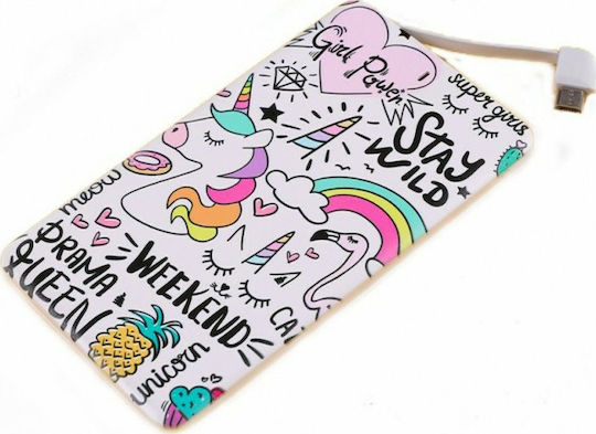 I-Total Power Bank 4000mAh with USB-A Port Unicorn
