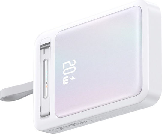 Usams XM Series CD219 MagSafe Power Bank 10000mAh 22.5W with USB-C Port Light Blue view 2