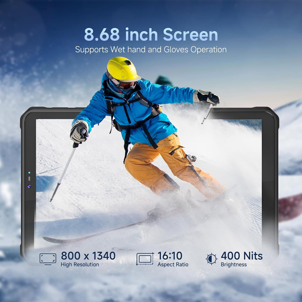 ONERugged T1 4G 8.68" Tablet (8GB/128GB) Black view 7