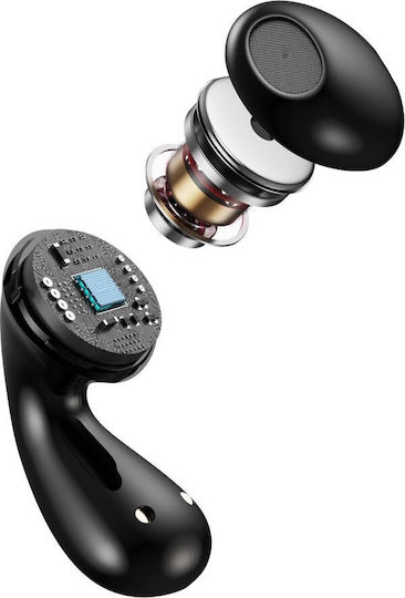 Jellico TWS29 Open Ear Bluetooth Handsfree Earphones with Charging Case Black view 2