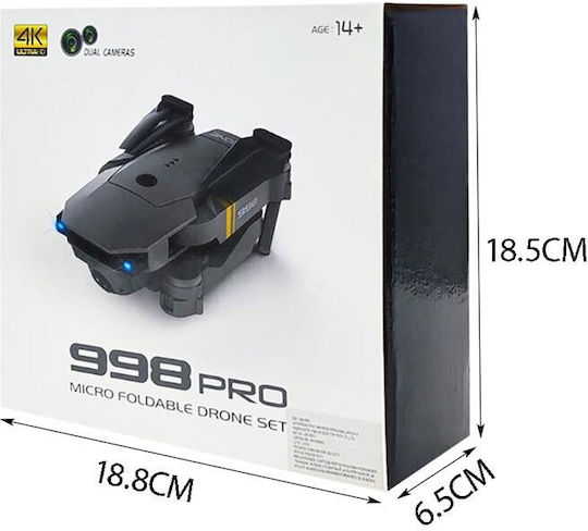 Micro 998Pro Drone with Camera and Controller view 3