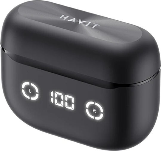 Havit TW984 In-ear Bluetooth Handsfree Earphones with Charging Case Black view 3