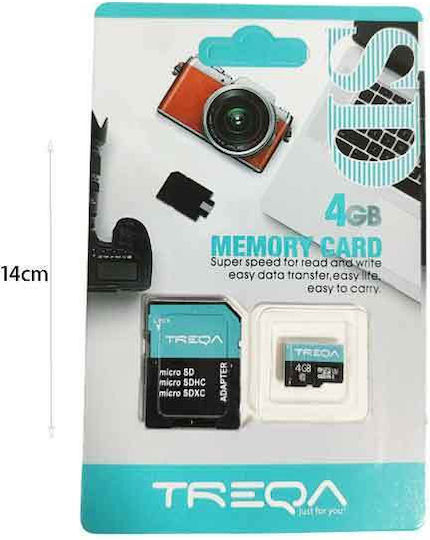 Treqa 4GB Class 10 with Adapter view 2