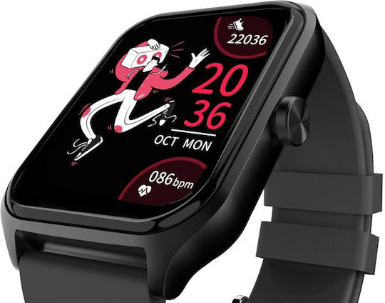 HiFuture Ultra2 Pro 45mm Smartwatch with Heart Rate Monitor (Black) vue 6