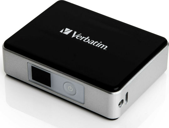 Verbatim Pocket Pack Power Bank 5200mAh with USB-A Port Black view 5
