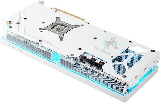 PowerColor Radeon RX 7800 XT 16GB GDDR6 Hellhound White Graphics Card vue 5