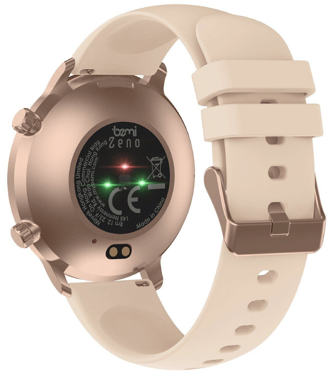 Bemi Zeno AI Stainless Steel Smartwatch with Heart Rate Monitor Gold view 5