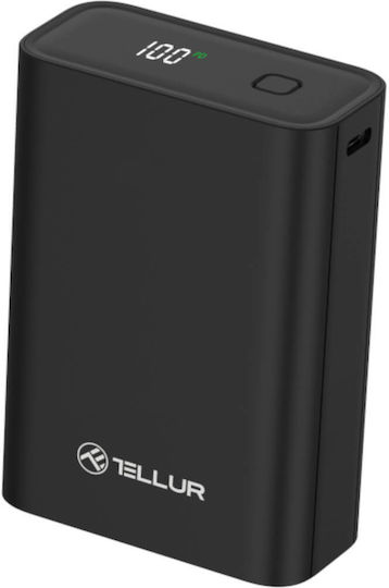 Tellur Compact Pro Power Bank 20000mAh 22.5W with USB-C Port Power Delivery Black
