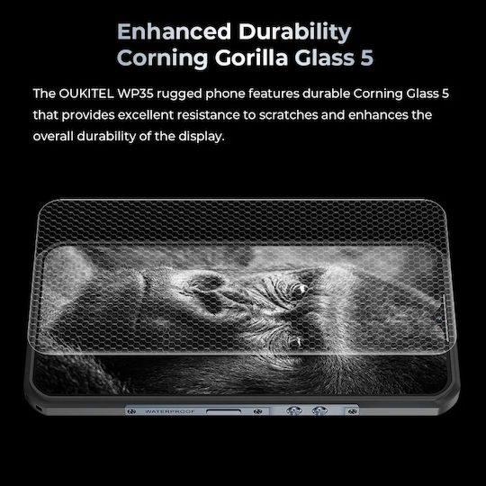 Oukitel WP35 5G Dual SIM (8GB/256GB) Resistant Smartphone Grey Ansicht 3