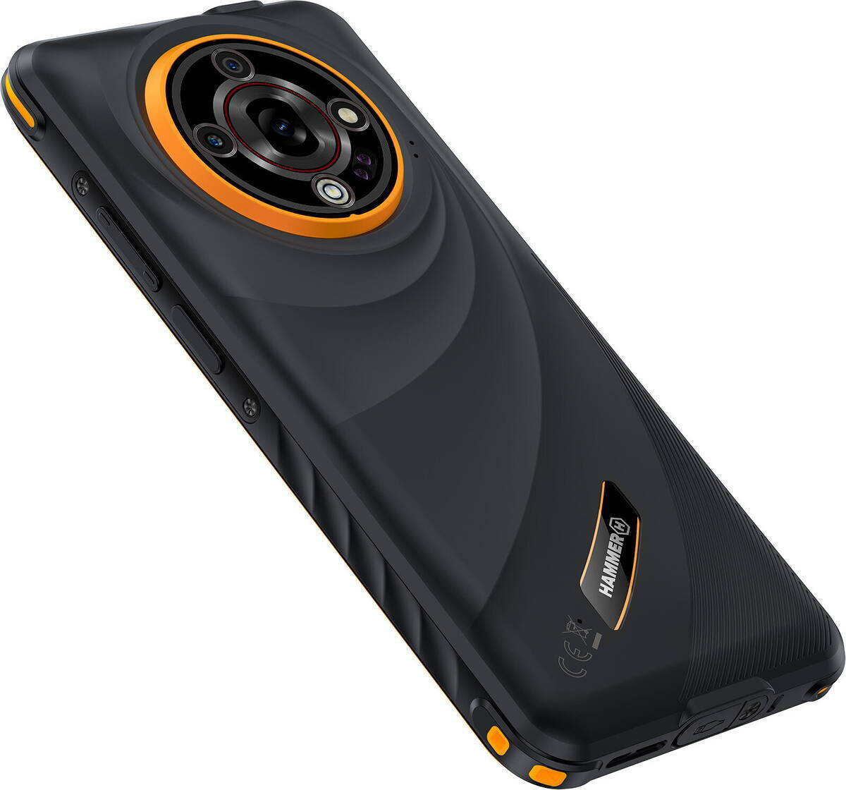 Hammer Iron 6 Dual SIM (6GB/128GB) Resistant Smartphone Black view 6