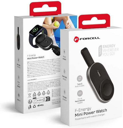 F-Energy Mini Power Bank 1200mAh Black
