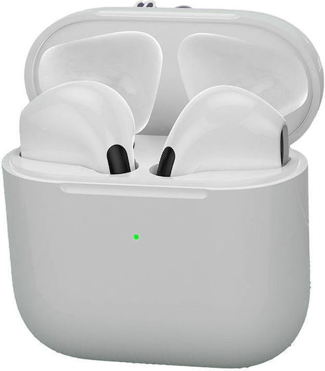 Foneng BL101 Earbud Bluetooth Handsfree Earphones with Charging Case White view 1