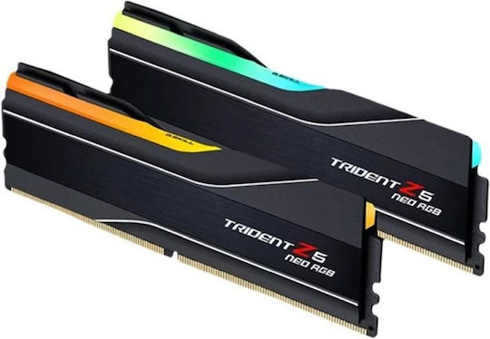 G.Skill Trident Z5 Neo RGB DDR5 32GB RAM with 2x16GB Modules and Speed 6000 for Desktop F5-6000J3038F16GX2-TZ5NR vue 3