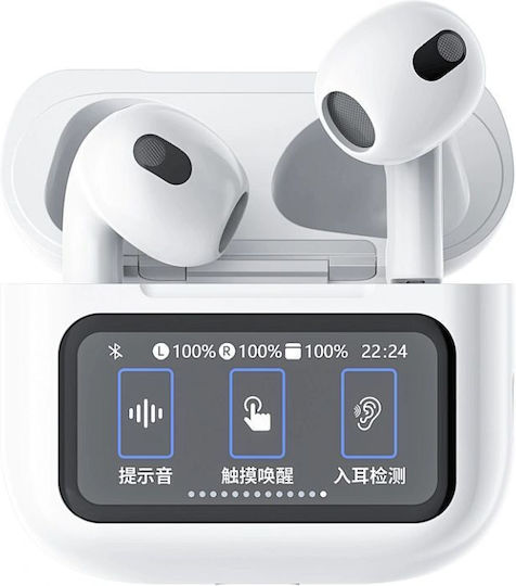 Wiwu T23 Earbud Bluetooth Handsfree Earphones with Charging Case White Ansicht 4