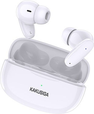 Kakusiga KSC-837 Earbud / In-ear Bluetooth Handsfree Earphones with Charging Case White