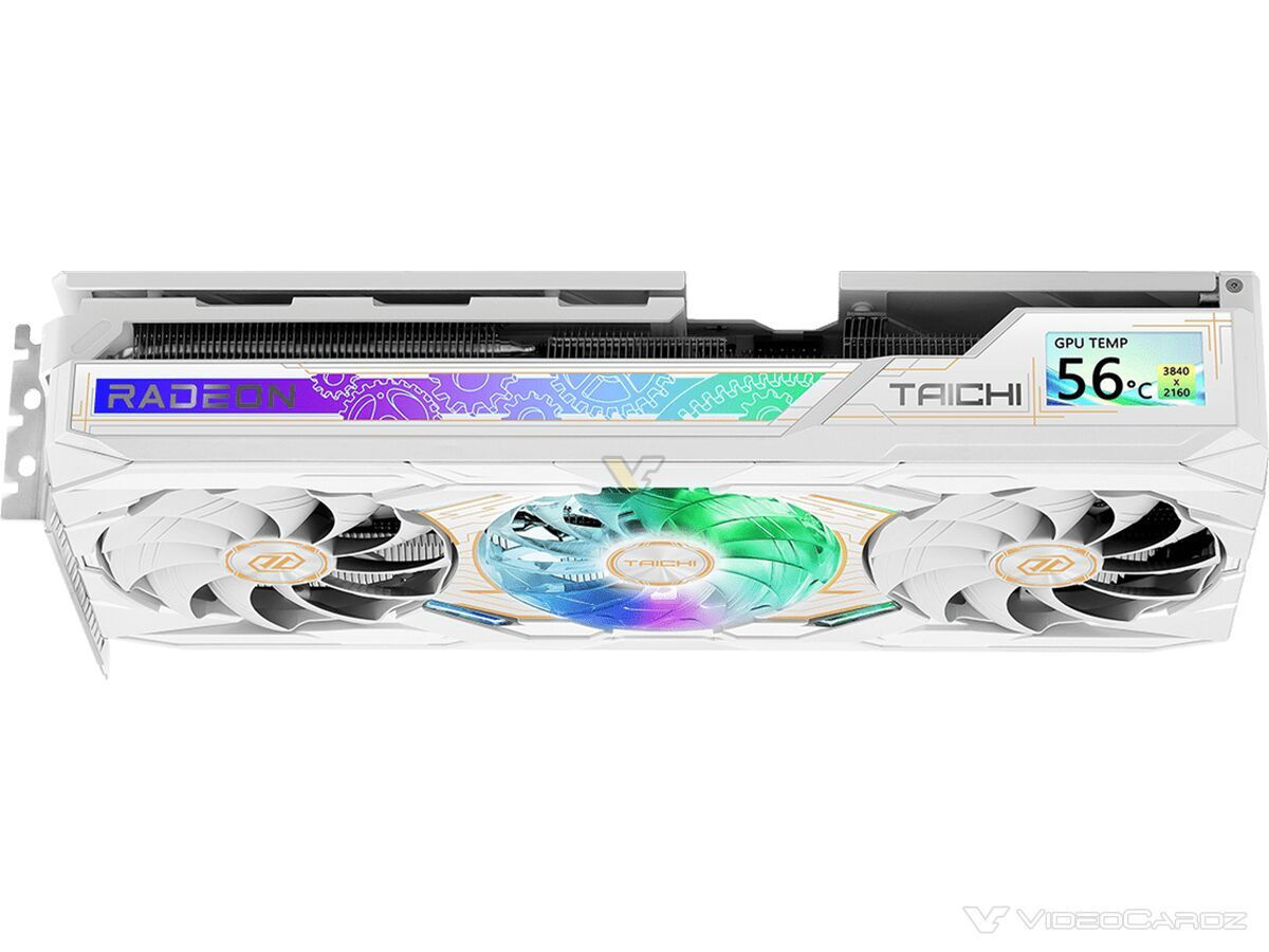 ASRock Radeon RX 9070 XT 16GB GDDR6 Taichi White OC Graphics Card 90-GA5YZZ-00UANZ view 3