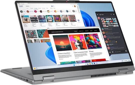 Lenovo IdeaPad 5 16AHP9 16" IPS FHD+ (Ryzen 5-8645HS/16GB/512GB SSD/W11 Home) Luna Grey (GR Keyboard) view 5