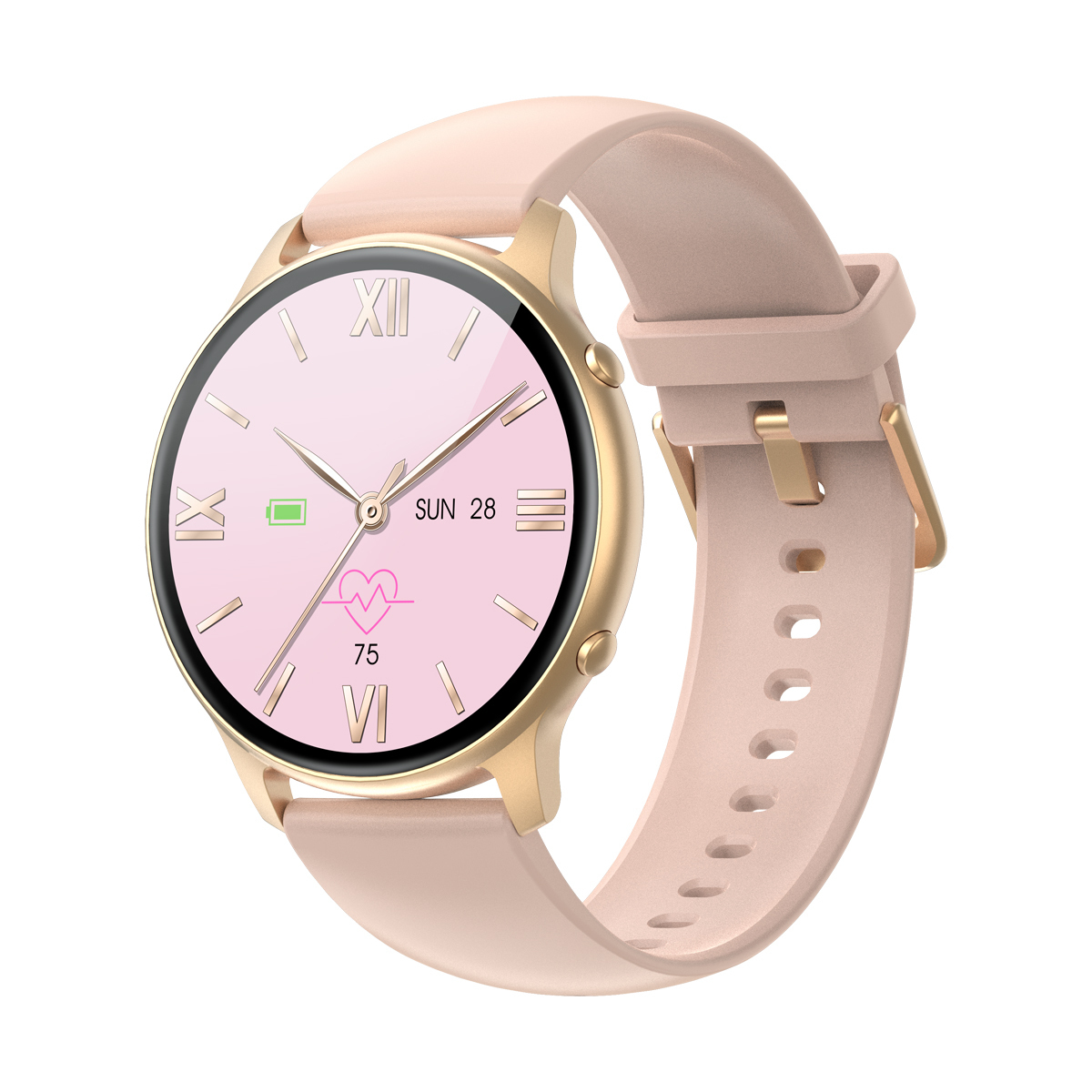 ISP LikeSmart eXtremeFiT Pro Aluminium Smartwatch with Heart Rate Monitor (Pink Gold) view 3