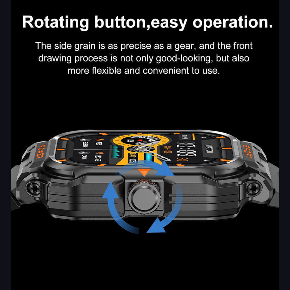 Smartwatch Microwear G55 Black Silicone view 7