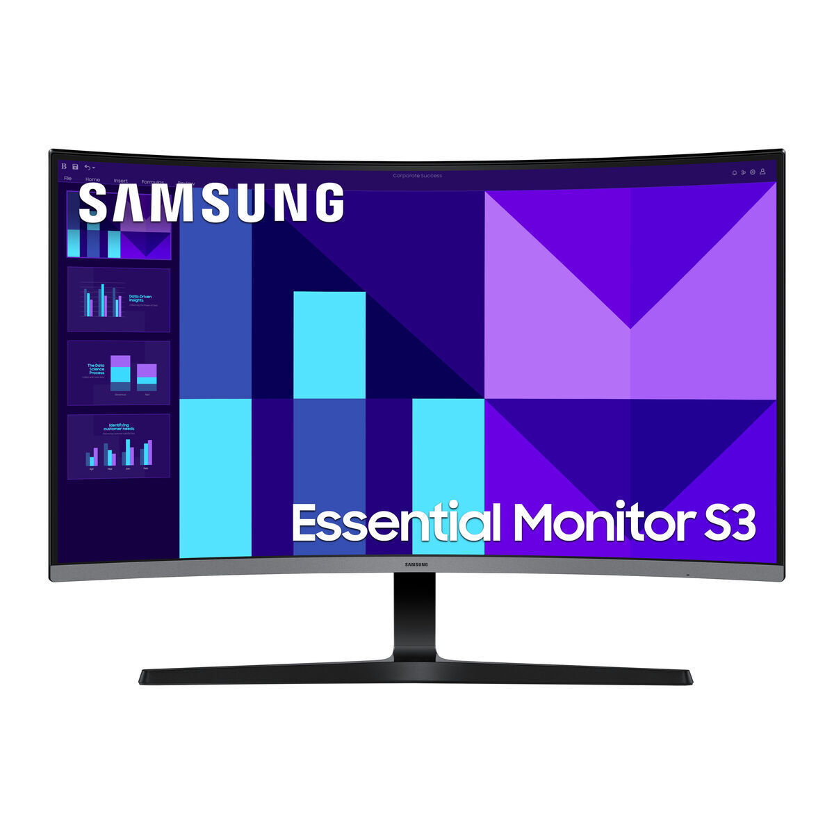 Samsung Essential Monitor S3 S39GD VA Curved Gaming Monitor 32" FHD 1920x1080 with Response Time 4ms GTG view 4