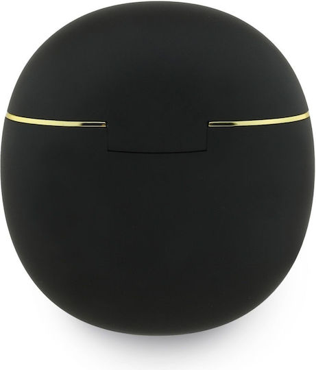 Guess Gold Line Triangle Earbud Bluetooth Handsfree Earphones with Sweat Resistance and Charging Case Gold view 4