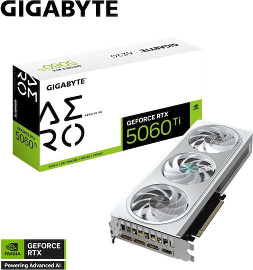 Gigabyte GeForce RTX 5060 Ti 8GB GDDR7 Aero OC Graphics Card view 1