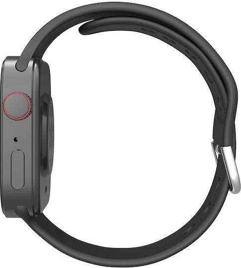 Kumi KU2 Max Smartwatch with Heart Rate Monitor (Black) view 4
