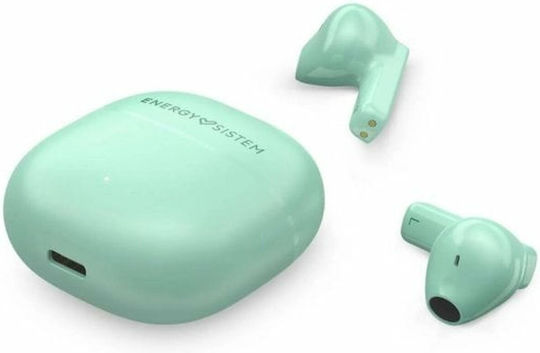 Energy Sistem StreetMusic Earbud Bluetooth Handsfree Earphones with Charging Case Green view 2