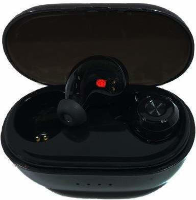 In-ear Bluetooth Handsfree Earphones with Charging Case Black view 1