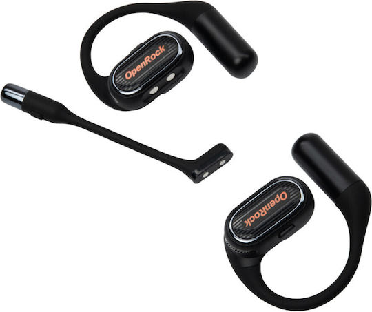 OneOdio OpenRock Link 20 Open Ear Bluetooth Handsfree Headphones with Sweat Resistance and Charging Case Black