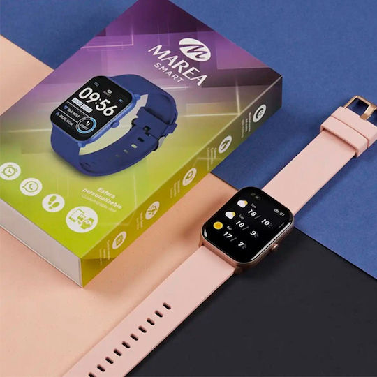 Marea B59008-3 Smartwatch with Heart Rate Monitor (Pink) view 4