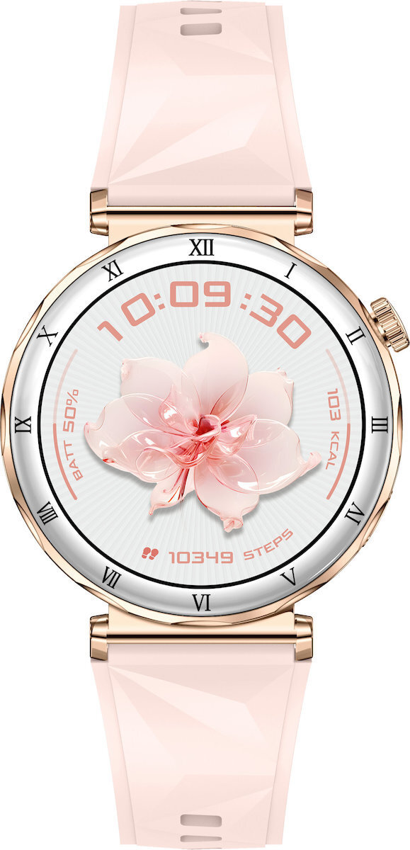 Luna Ceramic 39mm Smartwatch with Heart Rate Monitor White view 7