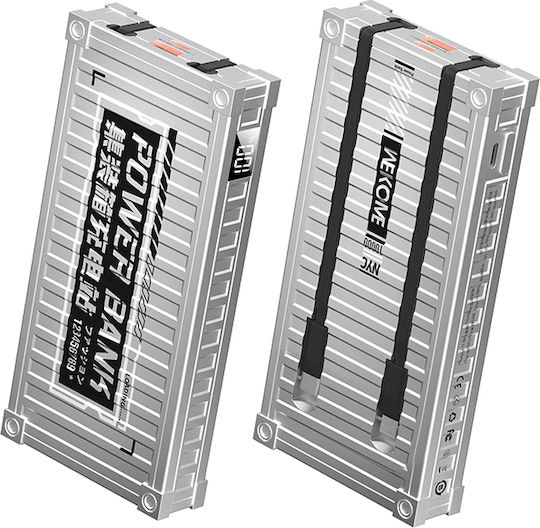 WK WP-339 Power Bank 10000mAh 20W with USB-A Port Power Delivery Silver