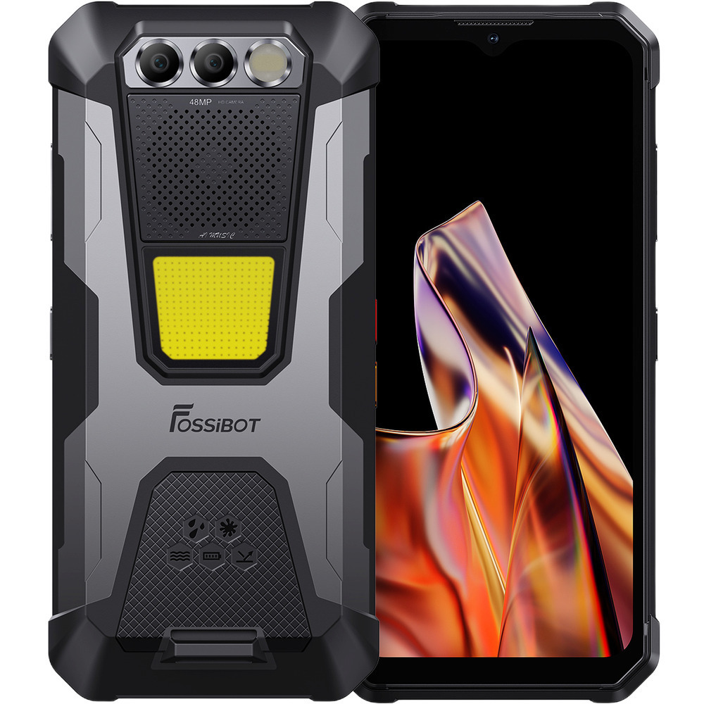 Fossibot F106 Pro Dual SIM (8/256GB) Rugged Smartphone Black