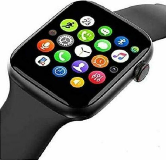 T500 Plus Smartwatch with Heart Rate Monitor (Black) view 4