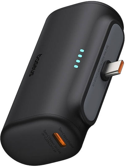 Baseus Compact Type-C Edition Power Bank 5000mAh 20W with USB-C Port Black view 4