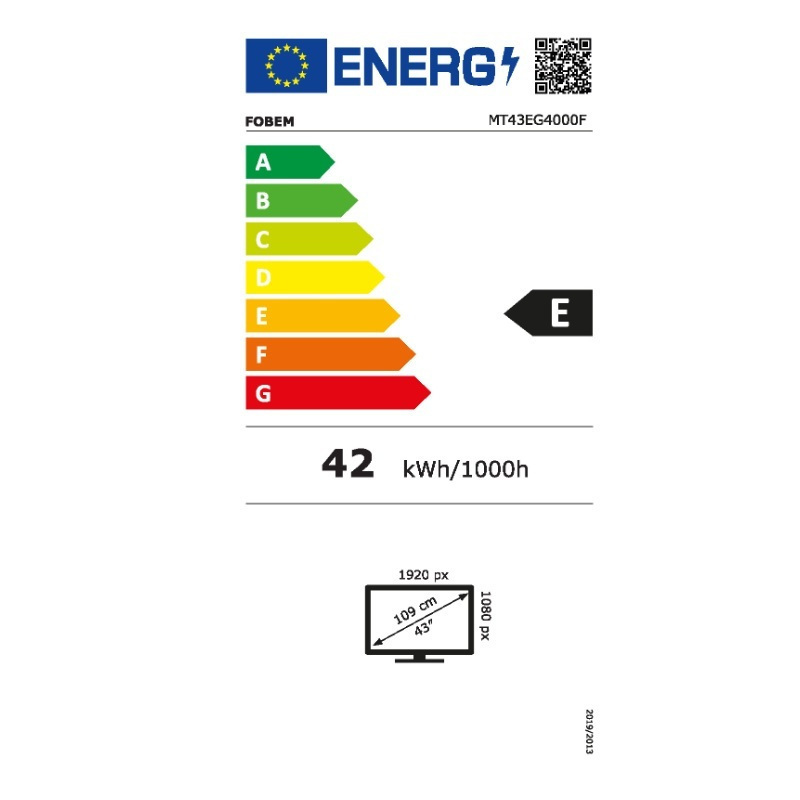 Fobem Smart TV 43" Full HD LED MT43EG4000F 2025 view 8