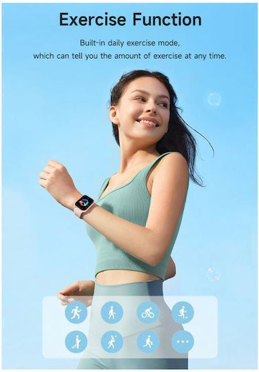 Devia Wt2 Smartwatch with Heart Rate Monitor (Green) view 4